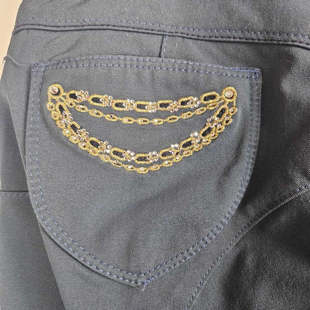 ANIMO Riding Pants Performance Stretch Italian Equestrian Breeches Bling $439 - Picture 12 of 14